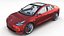 3d tesla 3 interior model