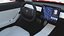 3d tesla 3 interior model