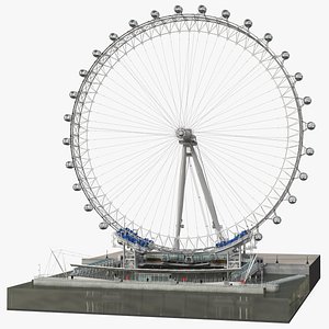 3D model observation ferris wheel