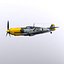 german adolf galland bf-109 3d model