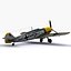 german adolf galland bf-109 3d model