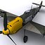 german adolf galland bf-109 3d model