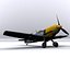 german adolf galland bf-109 3d model
