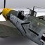 german adolf galland bf-109 3d model