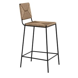 Campagne Counter Bar Height Stool by Design Freres