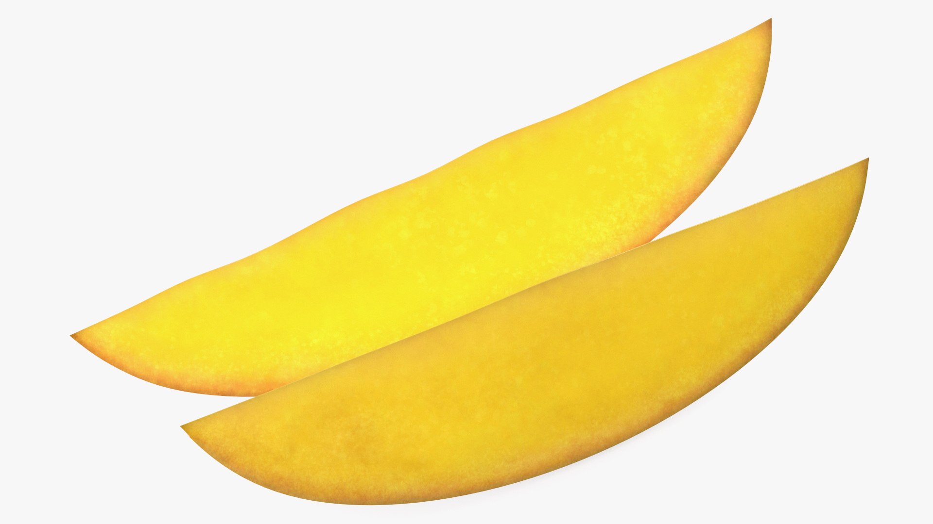 Red Mango Slices 3D model preview