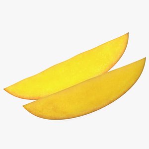 3D model rotten mango VR / AR / low-poly