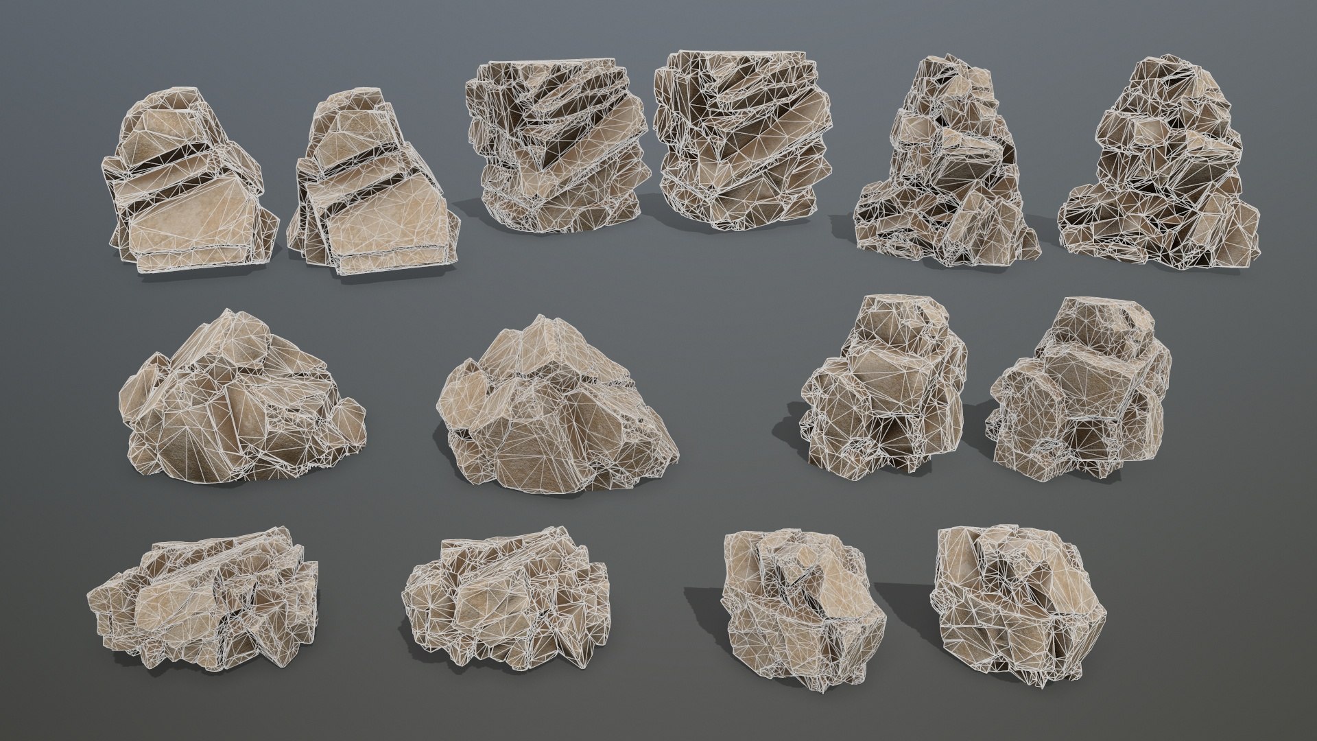 3D Model Desert Rocks - TurboSquid 2037966
