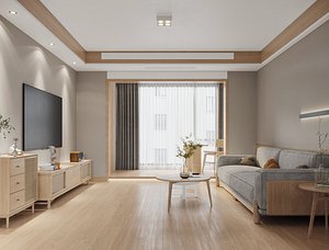 Modern living room 3D model