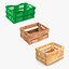 Wooden and Plastic Fruit Crates Collection 2