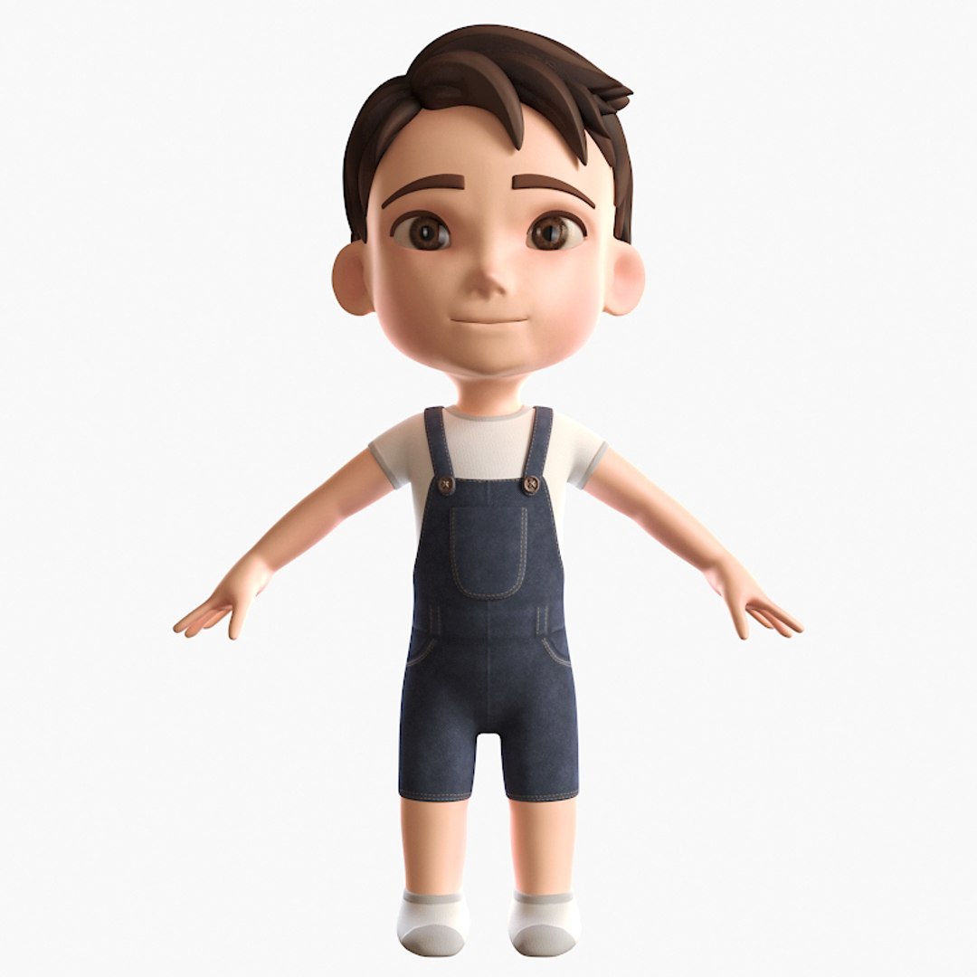 Cartoon Boy Norig Model - TurboSquid 1421960