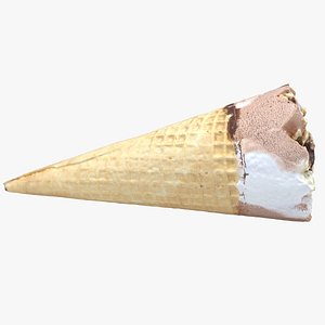 3D ice cream cone