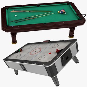 Air Hockey and Billiard Table