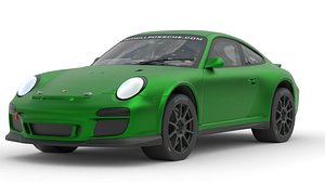 Porsche 911 3D Model High Quality Sports Car 3D model