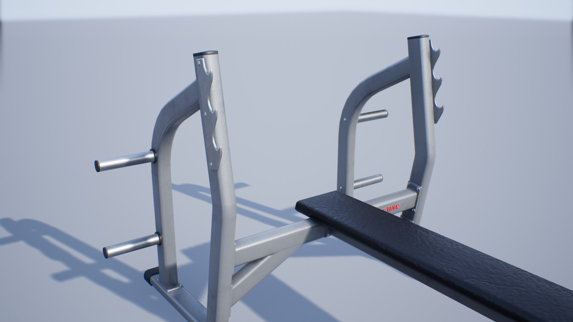 3D Pbr Flat Press Bench - TurboSquid 1337116