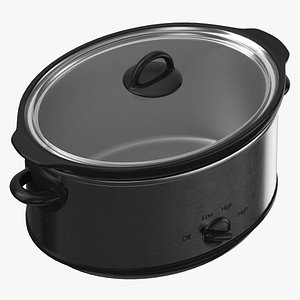 Elektrische Lunchbox Crockpot Schwarz 3D-Modell - TurboSquid 2025420