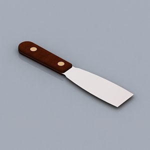 3d putty knife