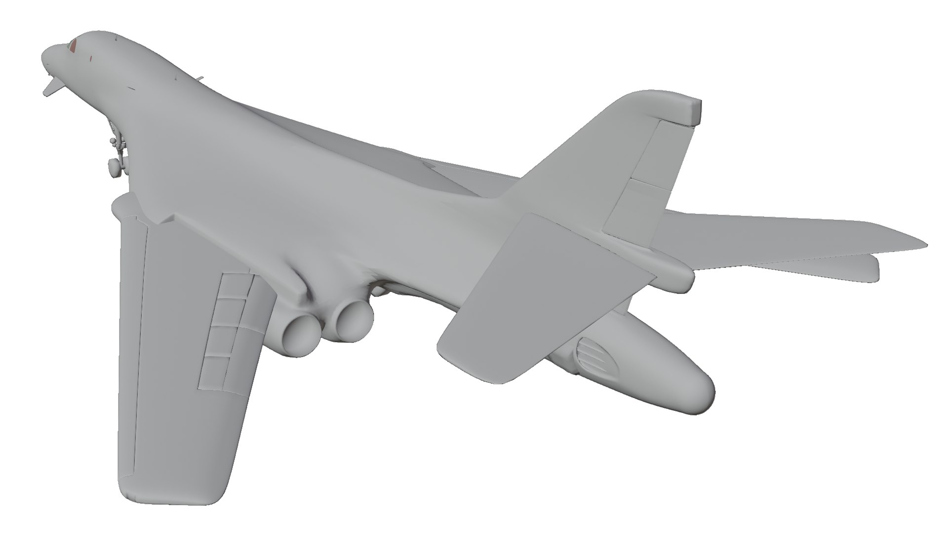 B-1B Fighter Jet 3D Model - TurboSquid 2130911