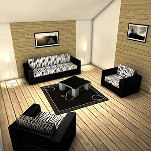 dxf living room interior design