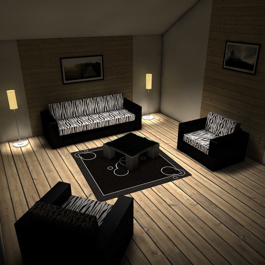 Dxf Living Room Interior Design