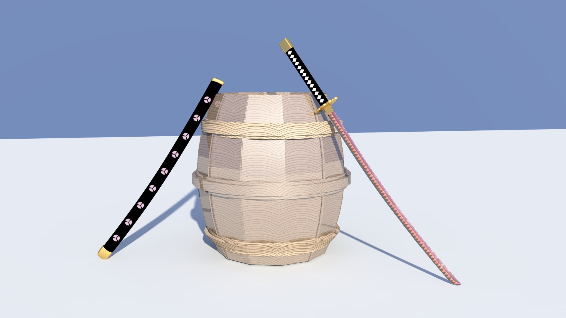 Shusui Swords Roronoa Zoro 3D - TurboSquid 1190988