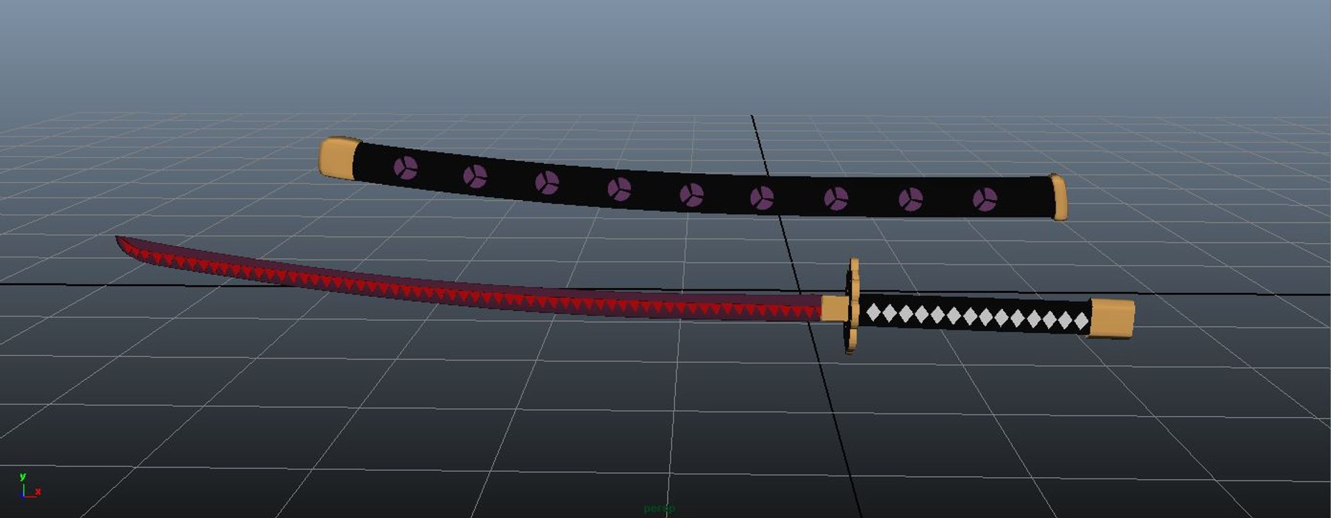 Shusui Swords Roronoa Zoro 3D - TurboSquid 1190988