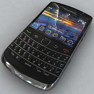 blackberry bold 9700 3d model