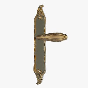 3D Door Handle Classic Liberty 2 model