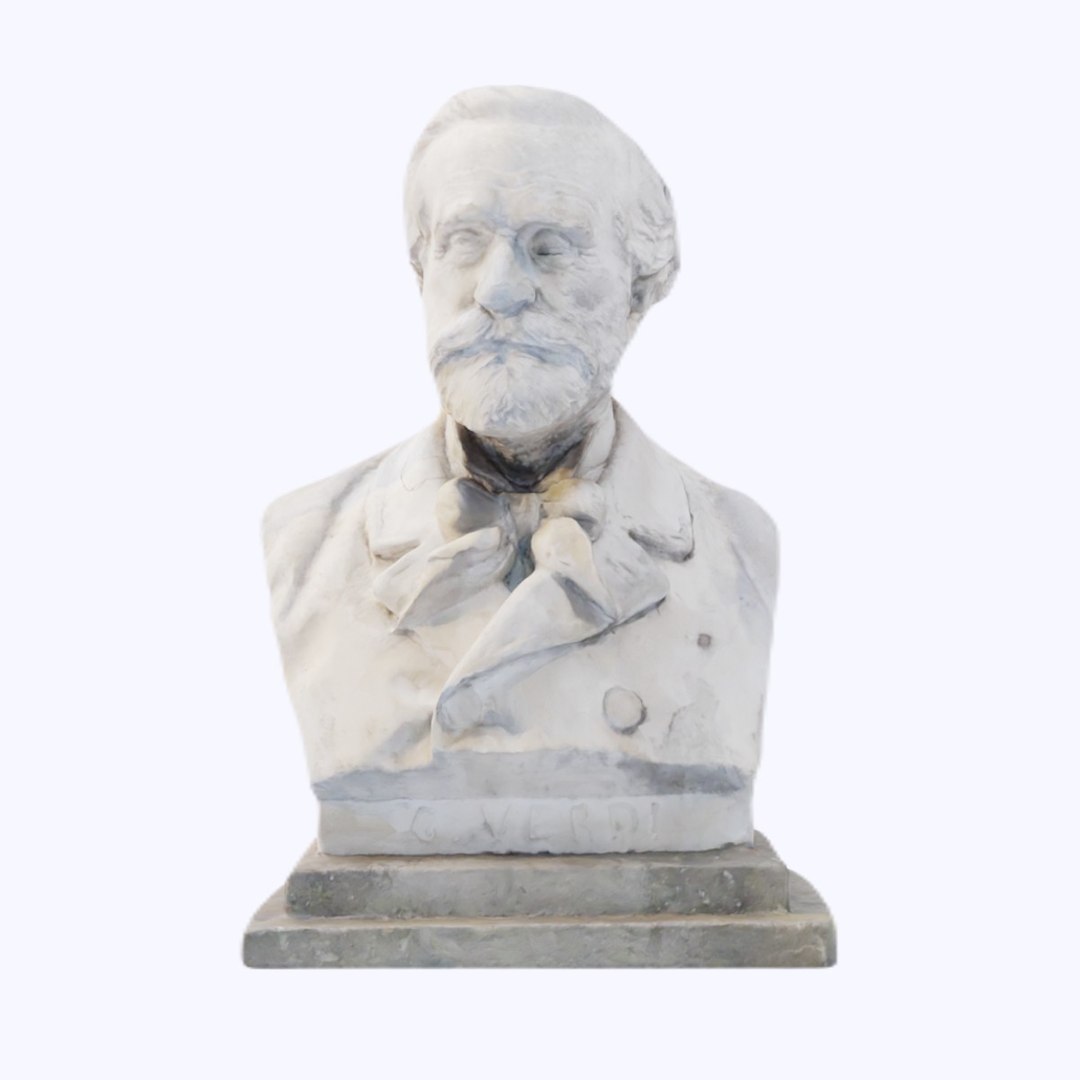 3D Giuseppe Verdi Statue Italian composer and politician 3D model ...