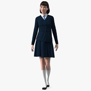 Chinese Schoolgirl 3D model