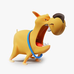 Cartoon Watch Dog - Blender - Low Poly