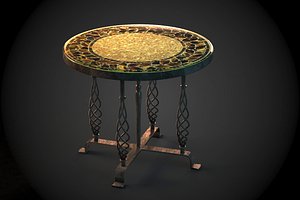 Moroccan table Mosaic Tiles 01