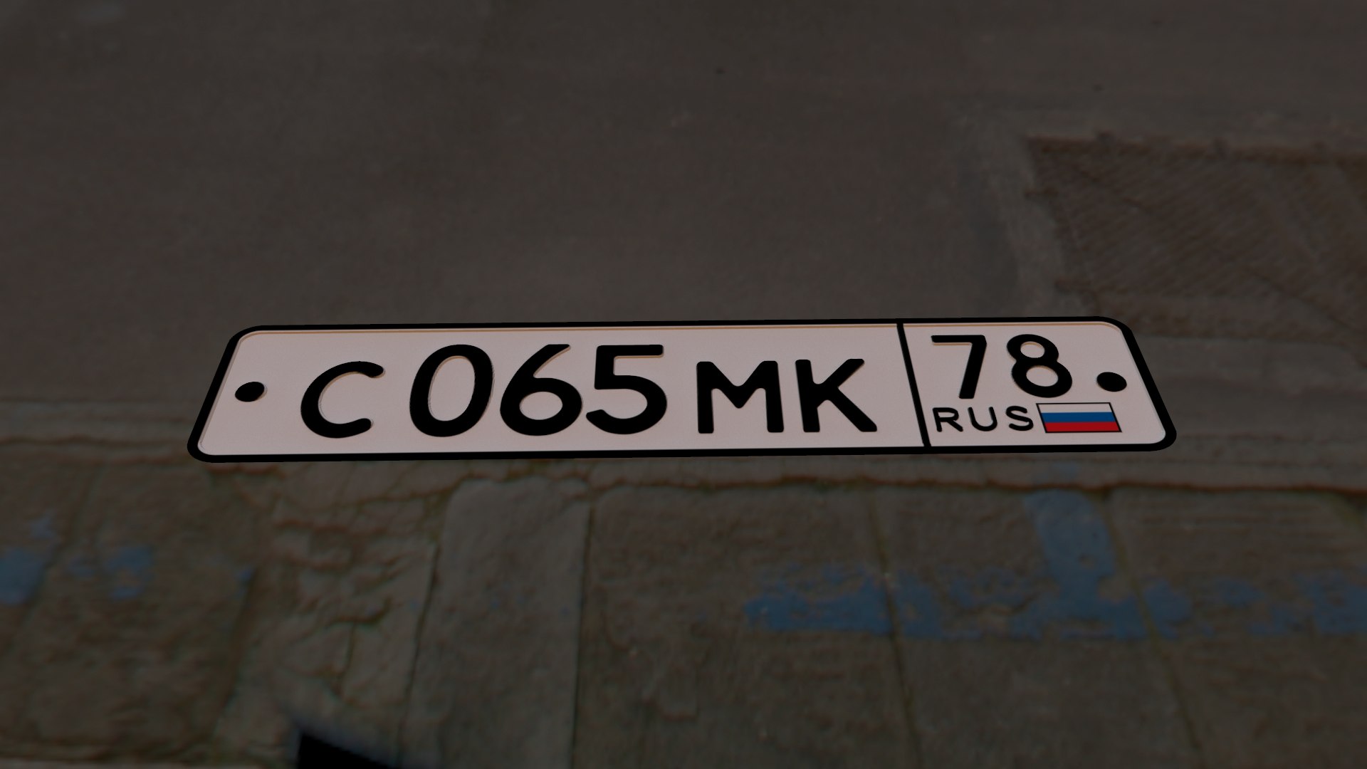 3D Russian License Plate Model - TurboSquid 1252542