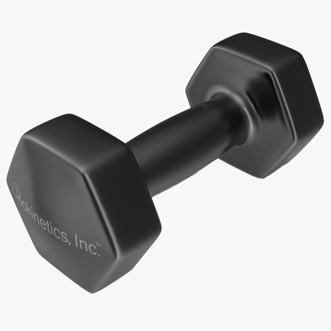 Dumbbell Weight 10 LB 3D Model 3D model preview