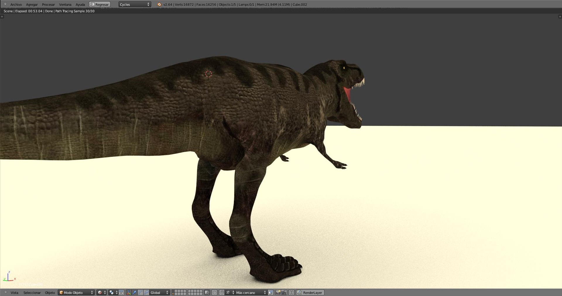 rex 3d model