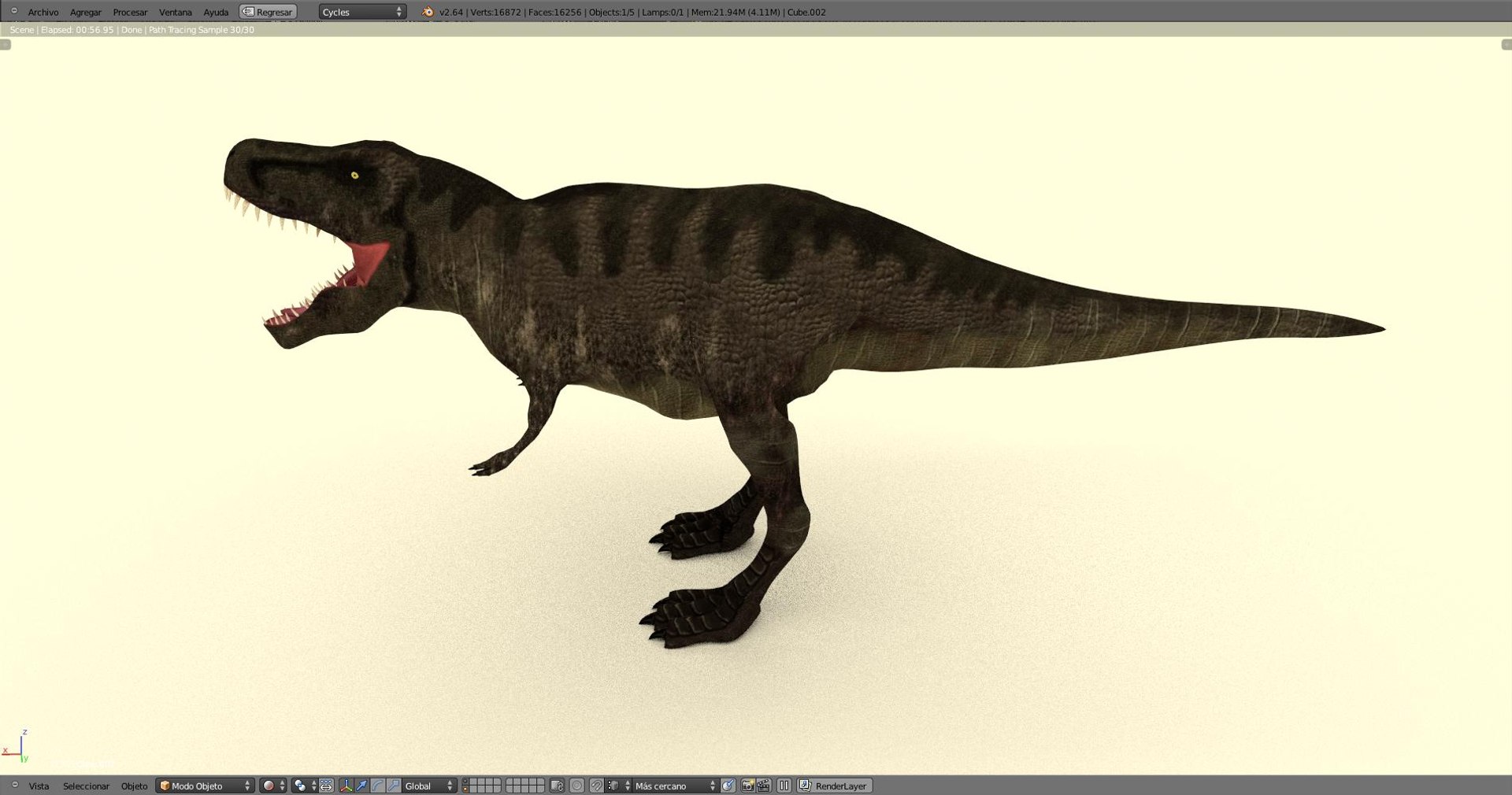rex 3d model