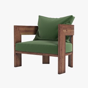 Minotti Warhol Iroko Chair