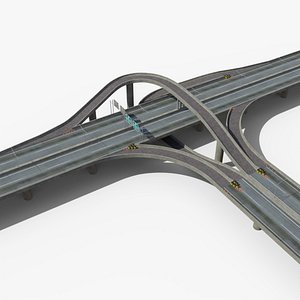 3d highway t-junction model