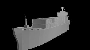 cargo ship model