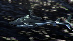 airwolf helicopter 3d obj
