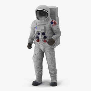 a7l spacesuit rigged 3D model