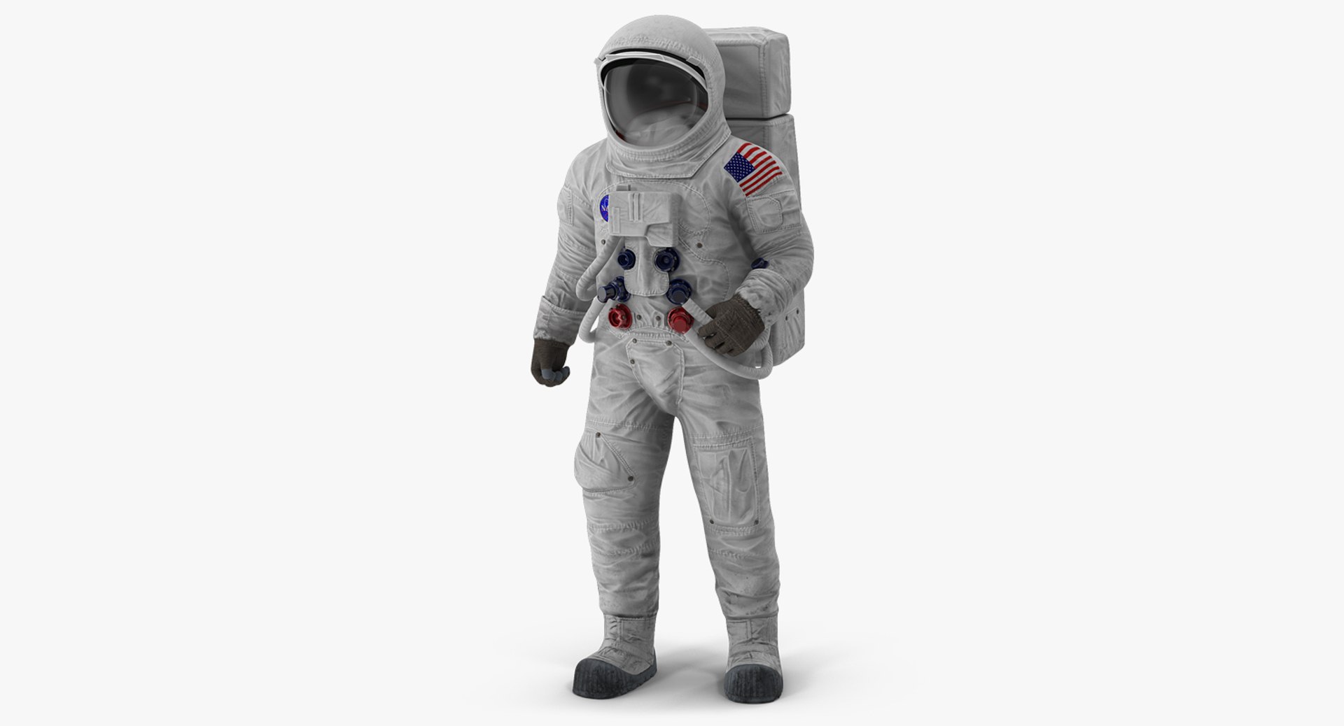 A7L Spacesuit Rigged 3D model preview