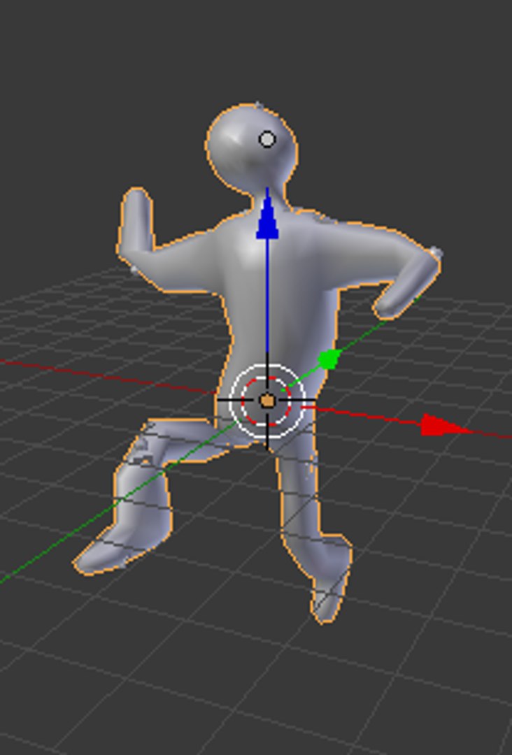 3d Random Stickman