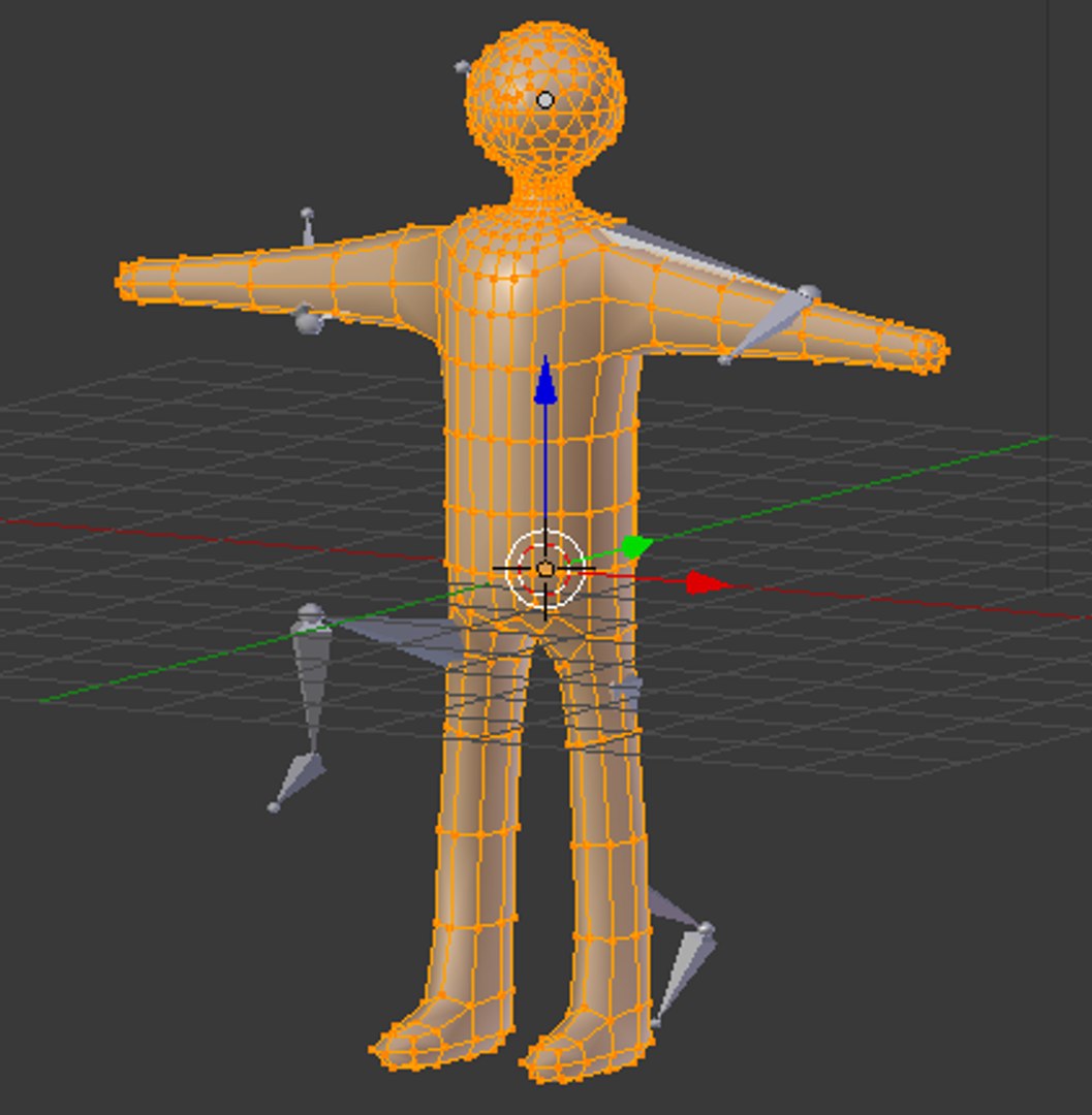 3d Random Stickman