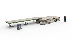 3D Gas station