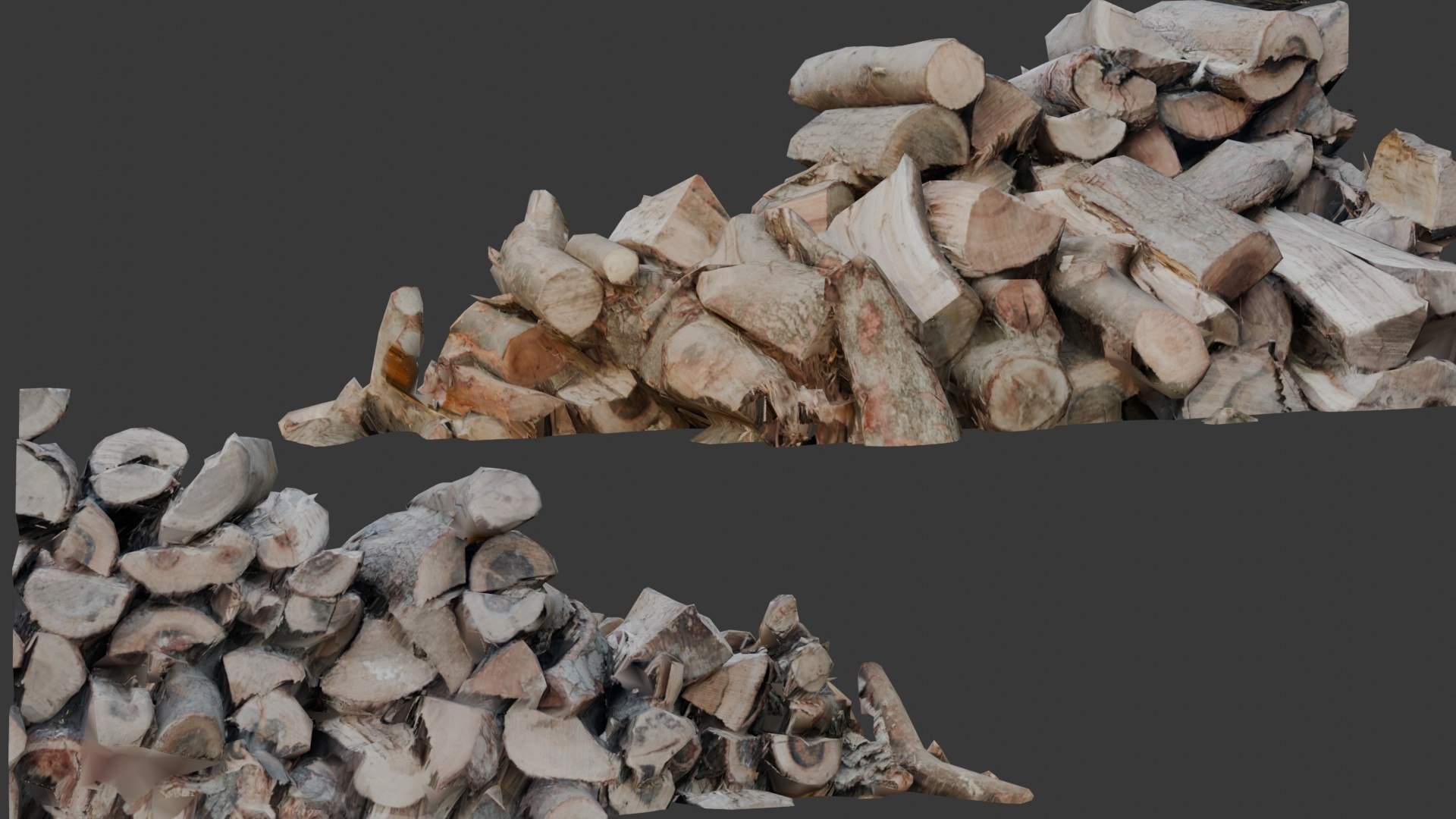Chopped Firewood Stack 3D Scan 3D Model - TurboSquid 2400585