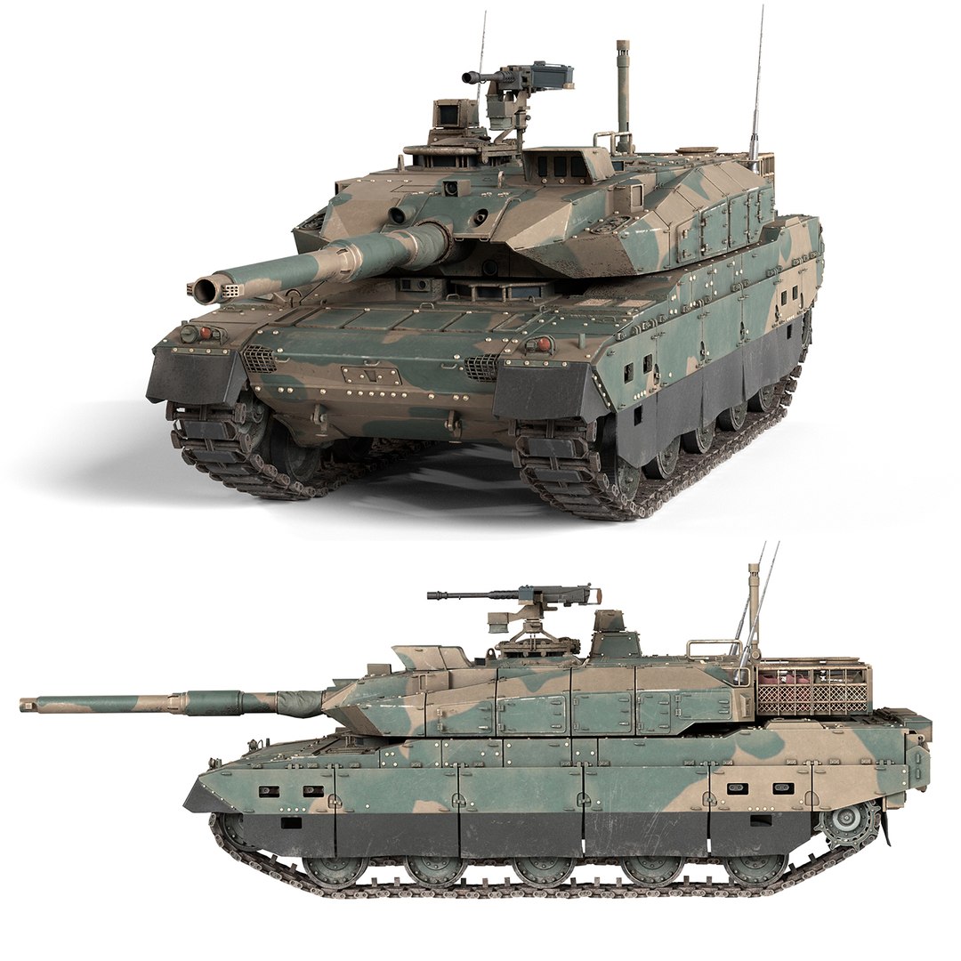 3D Model Type 10 Hitomaru MBT - TurboSquid 2273282