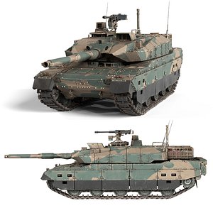 3D model Type 10 Hitomaru MBT