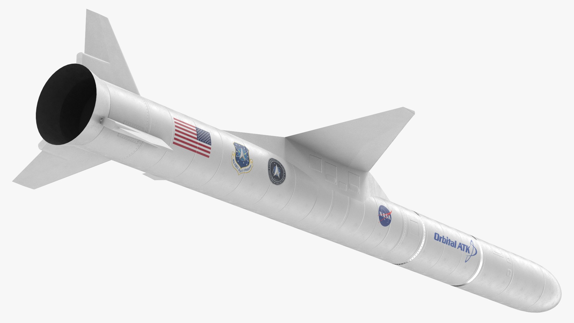 Pegasus XL Rocket 3D model preview