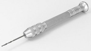 3D Hand drill model
